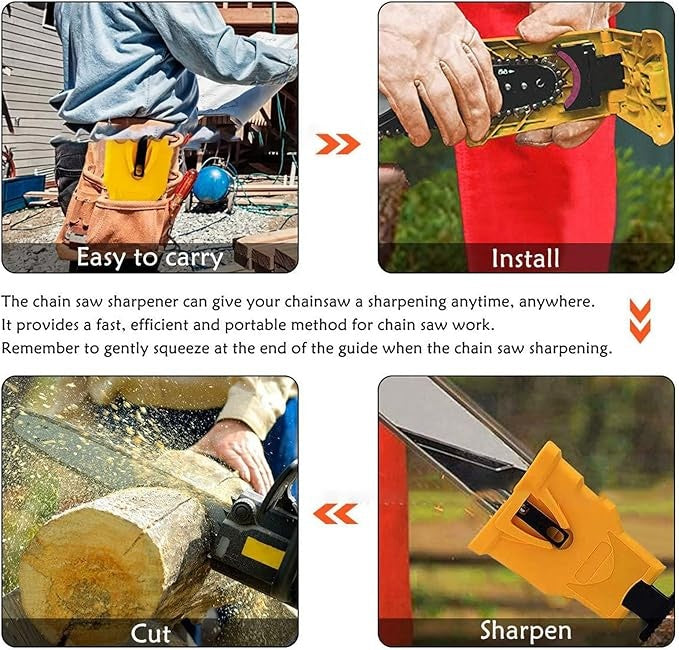SharpX PRO – Chainsaw sharpener ultra-fast, instant precision