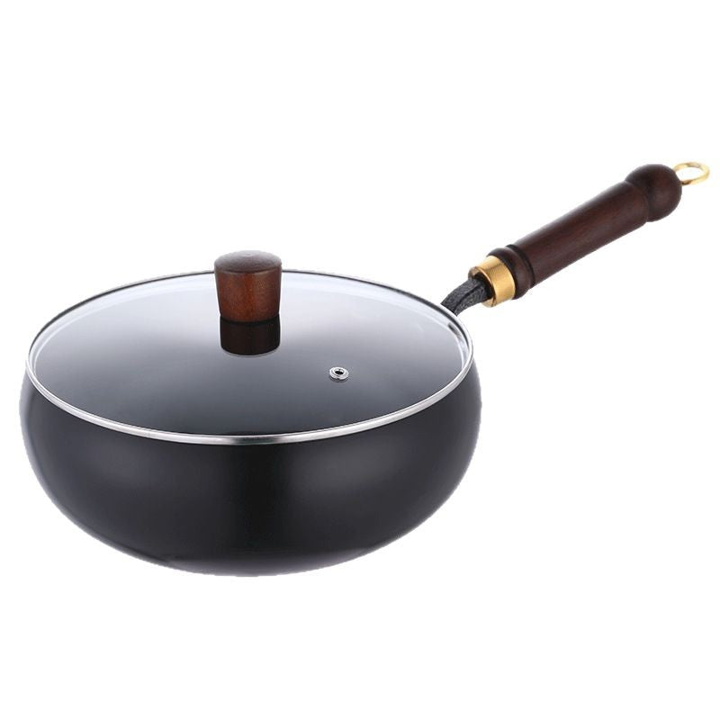 Big Belly Iron Pot Deep Nitrogen Uncoated Thickened Non-stick Cooking Stew