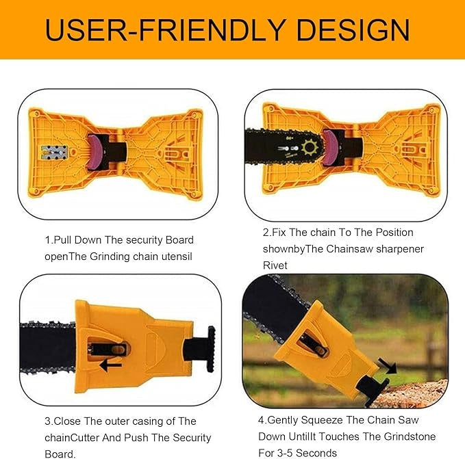 SharpX PRO – Chainsaw sharpener ultra-fast, instant precision